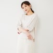 アンタイトル(UNTITLED)の袖タックカットソー ライトグレー(010)