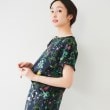 アンタイトル(UNTITLED)のボタニカルプリント ブラウス12