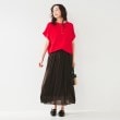 アンタイトル(UNTITLED)のシアーギャザースカート8