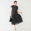 アンタイトル(UNTITLED)の綿シルク変形ティアードスカート4