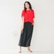 アンタイトル(UNTITLED)の2WAYジョーゼット タックワイドパンツ4