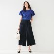 アンタイトル(UNTITLED)の2WAYジョーゼット タックワイドパンツ8