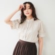アンタイトル(UNTITLED)のシャーリングローンブラウス6