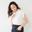 アンタイトル(UNTITLED)の2WAYジョーゼット プリーツブラウス3