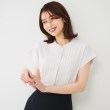 アンタイトル(UNTITLED)の2WAYジョーゼット プリーツブラウス10