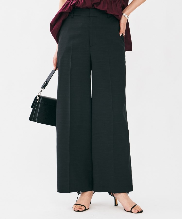 MUSINSA STANDARD LADY'S_リネンライクワイドパンツ_4色 for/c パンツ リネンライクワイドパンツ「サスティナブル