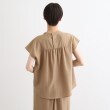 インディヴィ(INDIVI)の【洗える／SETUP可能／ワッシャー素材】スタンドカラーブラウス3