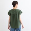 インディヴィ(INDIVI)の【洗える／SETUP可能／ワッシャー素材】スタンドカラーブラウス16