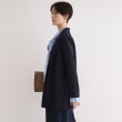 インディヴィ(INDIVI)の【洗える】ショールカラーきれいめジャージジャケット2