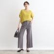 インディヴィ(INDIVI)の【洗える】袖タックデザイントップス12