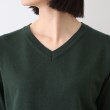 インディヴィ(INDIVI)の【ウール混】Vネックニットプルオーバー17