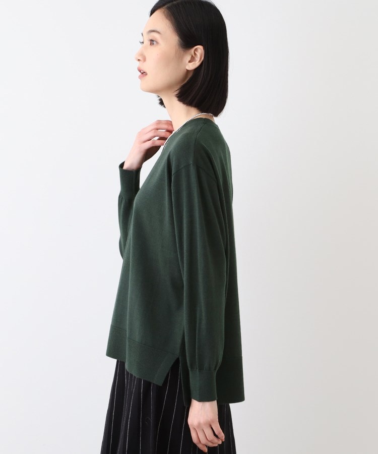 インディヴィ(INDIVI)の【ウール混】リラクシーニット2