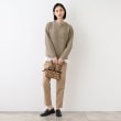 インディヴィ(INDIVI)の【ウール混】ガーター編ボトルネックニット8