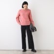 インディヴィ(INDIVI)の【ウール混】ガーター編ボトルネックニット12