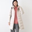 インディヴィ(INDIVI)の【定番】リサイクルダウンロングコート ライトグレー(611)