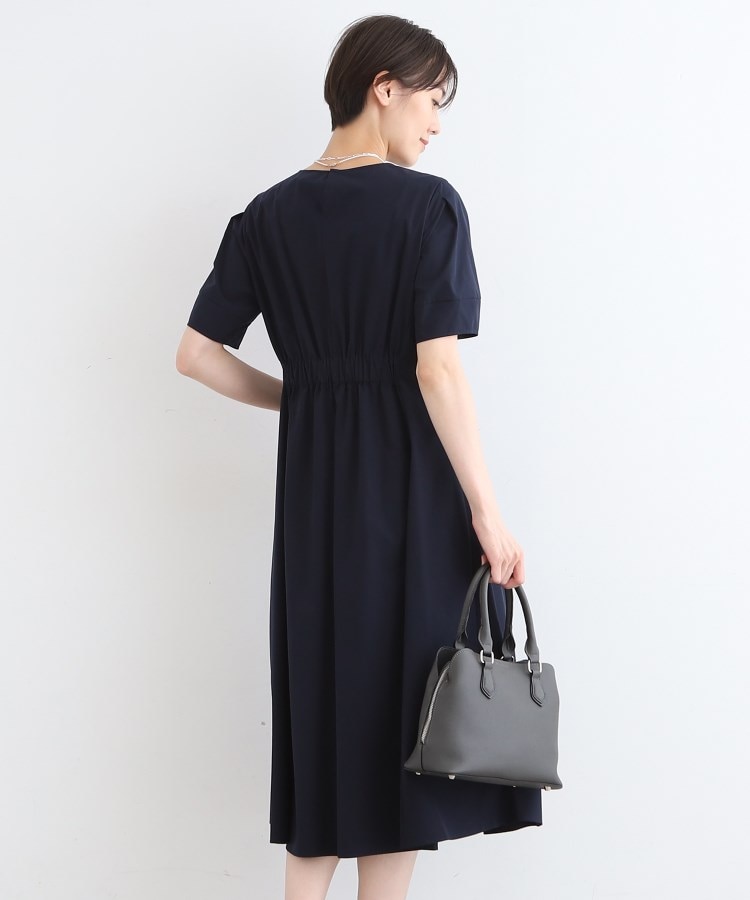 インディヴィ(INDIVI)の【洗える】コットンライクフォルムワンピース4