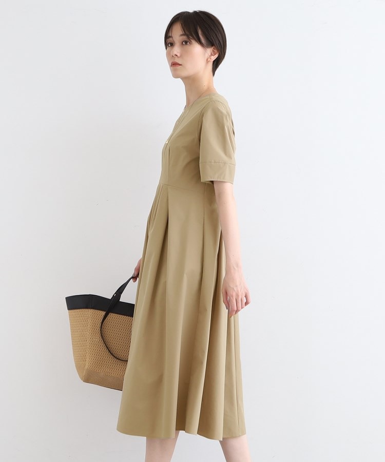 インディヴィ(INDIVI)の【洗える】コットンライクフォルムワンピース7