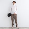 インディヴィ(INDIVI)の【洗える】ハイネックカットソートップス3