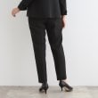 インディヴィ(INDIVI)の【洗える／定番スーツ】ストレッチタックテーパードパンツ11