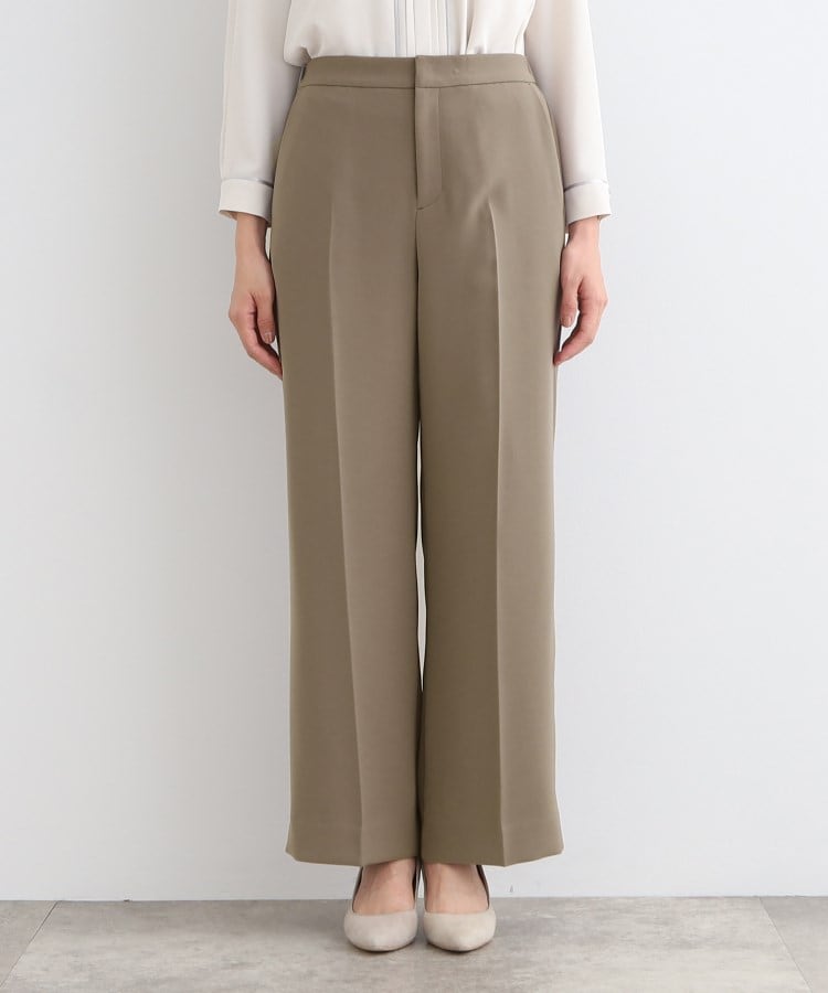 インディヴィ(INDIVI)の【洗える／定番スーツ】ストレッチワイドパンツ14