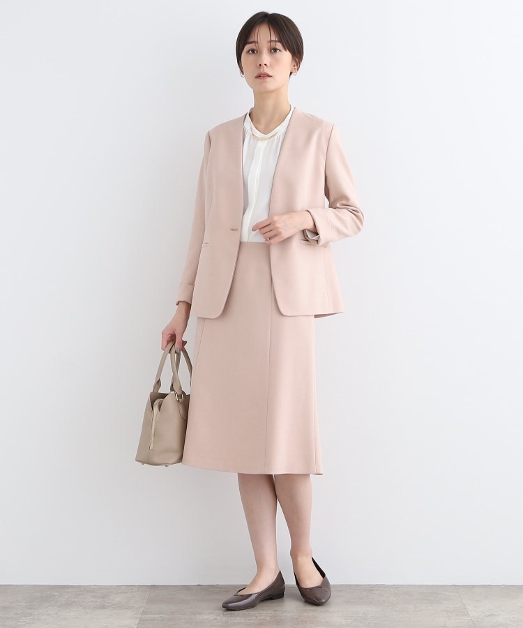 インディヴィ(INDIVI)の【洗える／通勤服】ギャザーデザインブラウス8