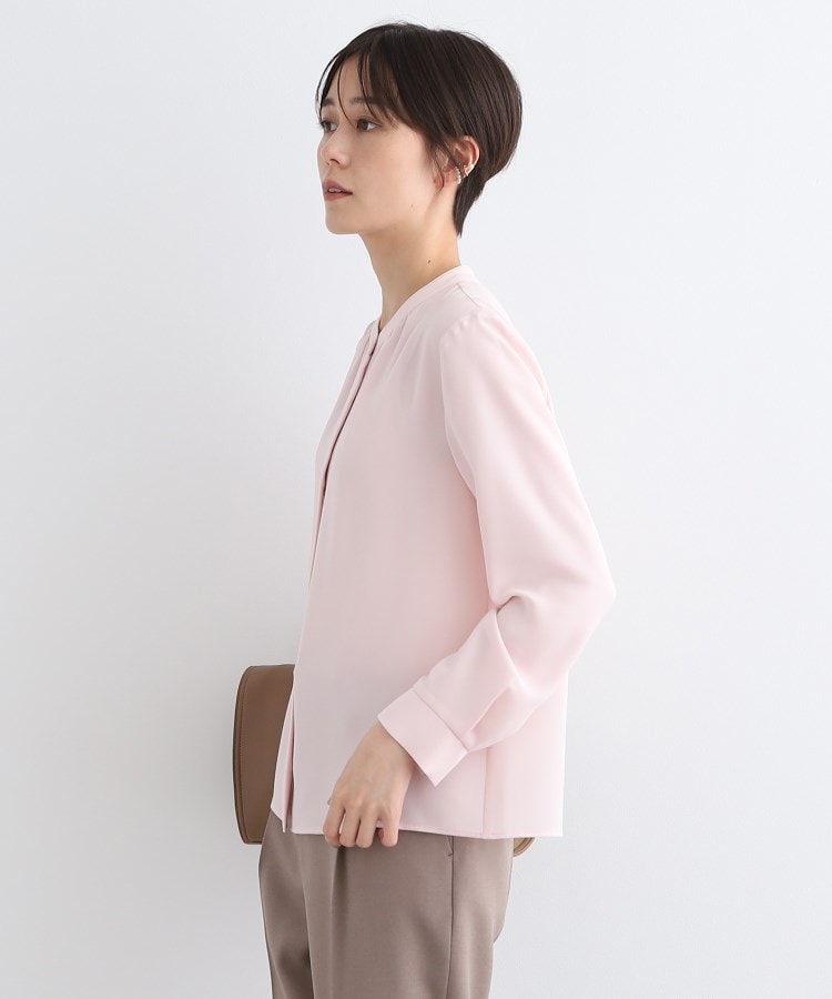 インディヴィ(INDIVI)の【洗える／通勤服】ギャザーデザインブラウス14