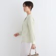 インディヴィ(INDIVI)の【洗える／通勤服】シアーサテンブラウス10