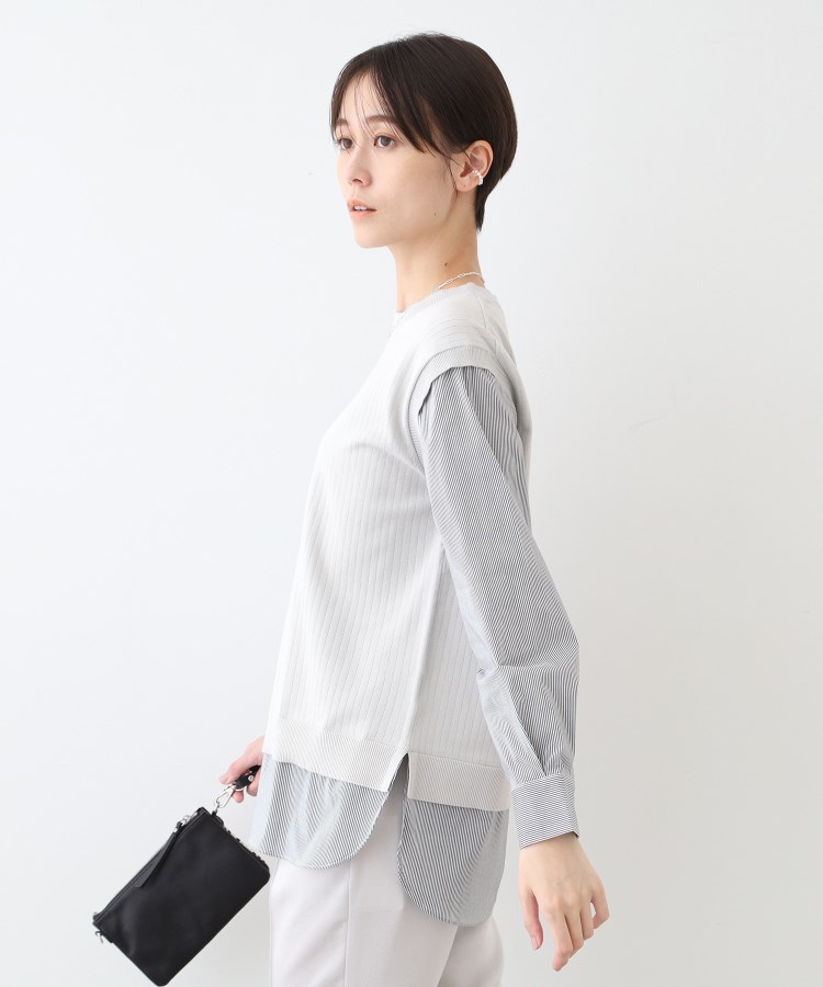インディヴィ(INDIVI)の【洗える】ニット＆ブラウス 重ね着風トップス6