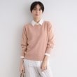 インディヴィ(INDIVI)の【洗える】フォルムラメニット ピンク(071)