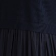 インディヴィ(INDIVI)の【洗える／7分袖】ニットコンビワンピース5