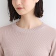 インディヴィ(INDIVI)の【洗える／7分袖】ニットコンビワンピース17