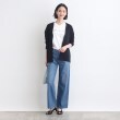インディヴィ(INDIVI)の【洗える】リラクシー着流しニットカーディガン4