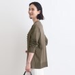 インディヴィ(INDIVI)の【洗える】リラクシー着流しニットカーディガン6