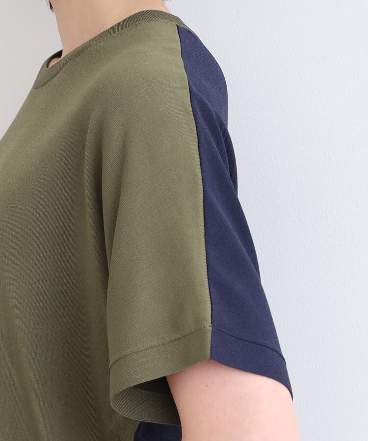 インディヴィ(INDIVI)の【洗える／バイカラー】Tシャツライクニット18