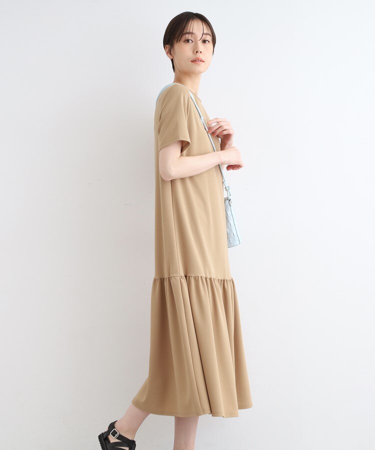 インディヴィ(INDIVI)の【洗える】ティアードデザインワンピース6
