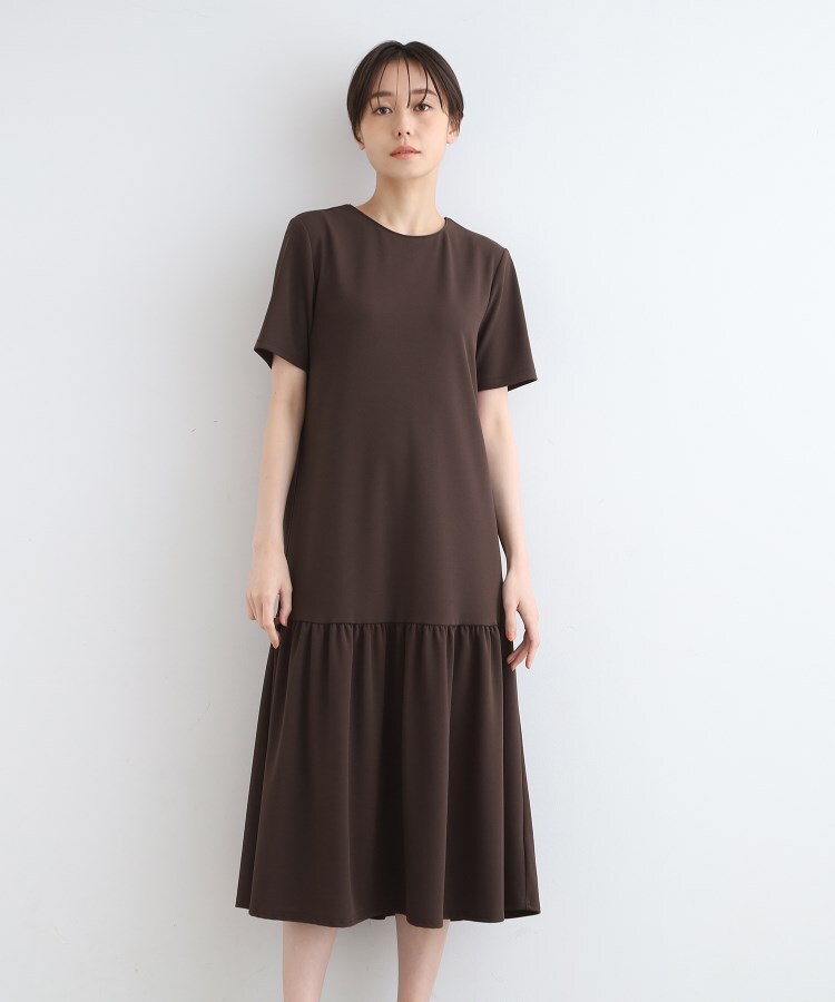 インディヴィ(INDIVI)の【洗える】ティアードデザインワンピース14