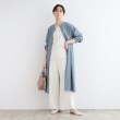 インディヴィ(INDIVI)の【洗える／羽織り】デニムライクシャツワンピース4