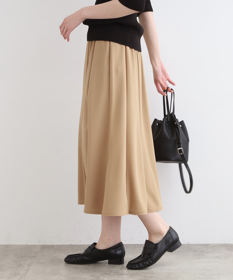 インディヴィ(INDIVI)の【洗える】カットソーフレアスカート6