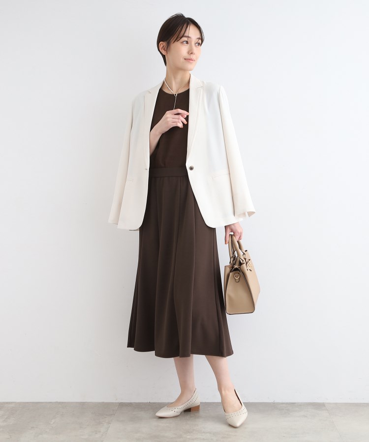 インディヴィ(INDIVI)の【洗える】カットソーフレアスカート12