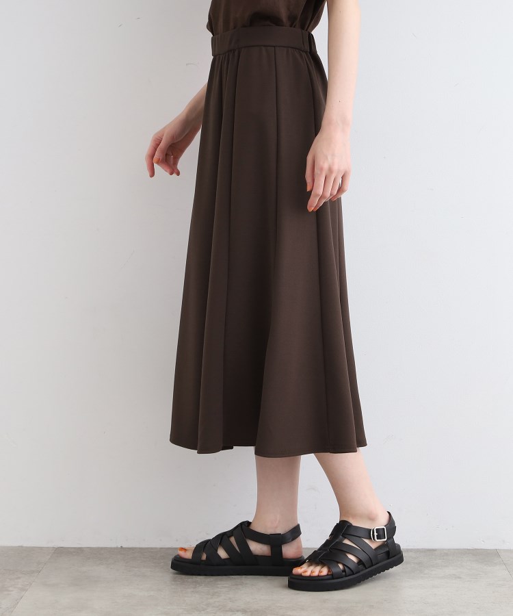 インディヴィ(INDIVI)の【洗える】カットソーフレアスカート15
