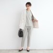 インディヴィ(INDIVI)の【洗える／SETUP可能】メランジ素材Tブラウス12
