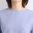 インディヴィ(INDIVI)の【洗える／凹凸素材】サッカージャージトップス17