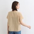 インディヴィ(INDIVI)の【洗える／刺繍】幾何学柄ブラウス11