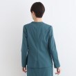 インディヴィ(INDIVI)の【SETUP可能】麻調ノーカラージャケット16