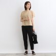インディヴィ(INDIVI)の【洗える】サマータックテーパードパンツ4