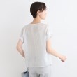 インディヴィ(INDIVI)の【洗える】シアーストライプ袖コンシャスブラウス6