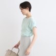インディヴィ(INDIVI)の【洗える】シアーストライプ袖コンシャスブラウス18