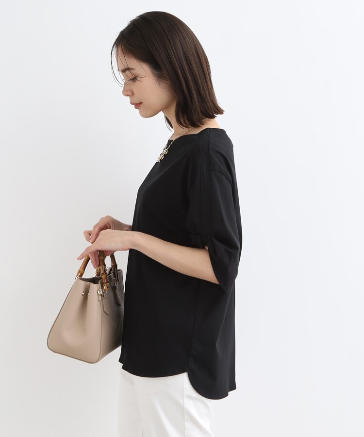 インディヴィ(INDIVI)の【洗える】袖コンシャスカットソー4