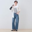インディヴィ(INDIVI)の【洗える】着流しジャージカーディガン4
