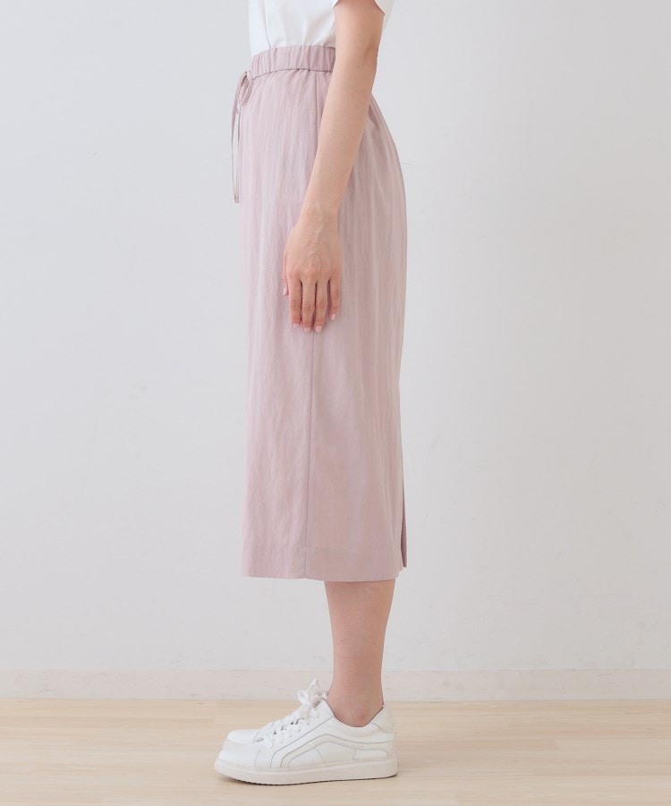インディヴィ(INDIVI)の【シワになりにくい】コットンライクストレートスカート19